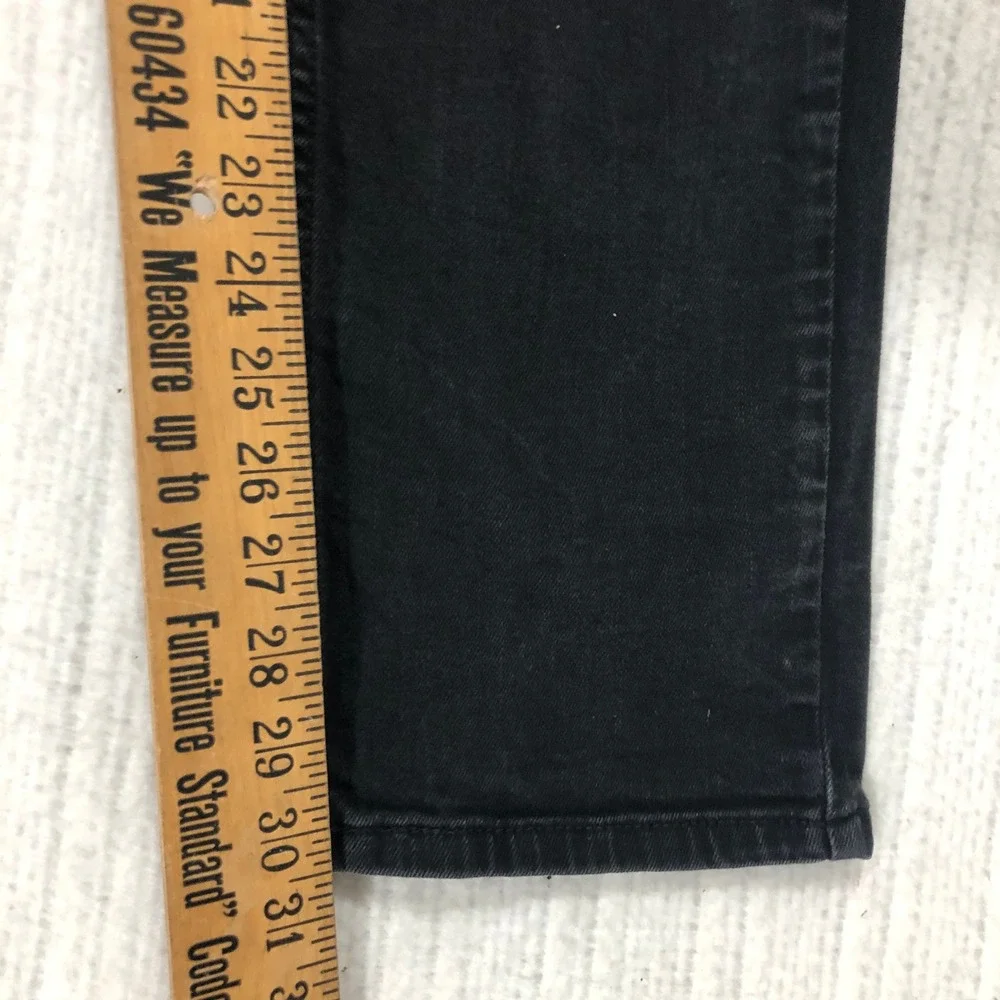 Levis 511 Slim Fit Jeans Mens W40 L34 Black Denim‎ Pants 04511-1907